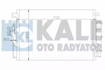 KALE OTO RADYATOR 343025 -  Конденсатор, кондиционер